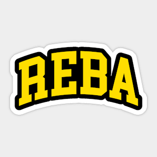 Reba Sticker